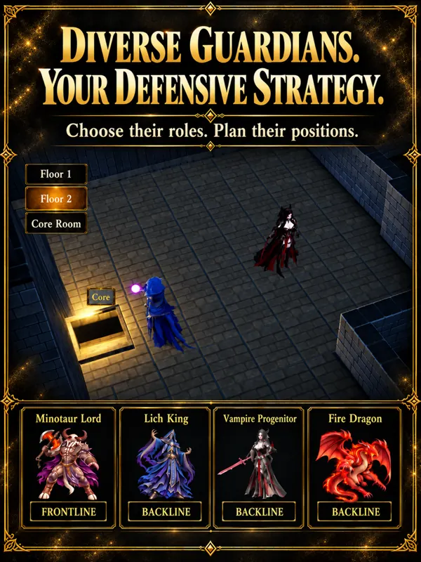 Promotional image showing guardians and the catalog